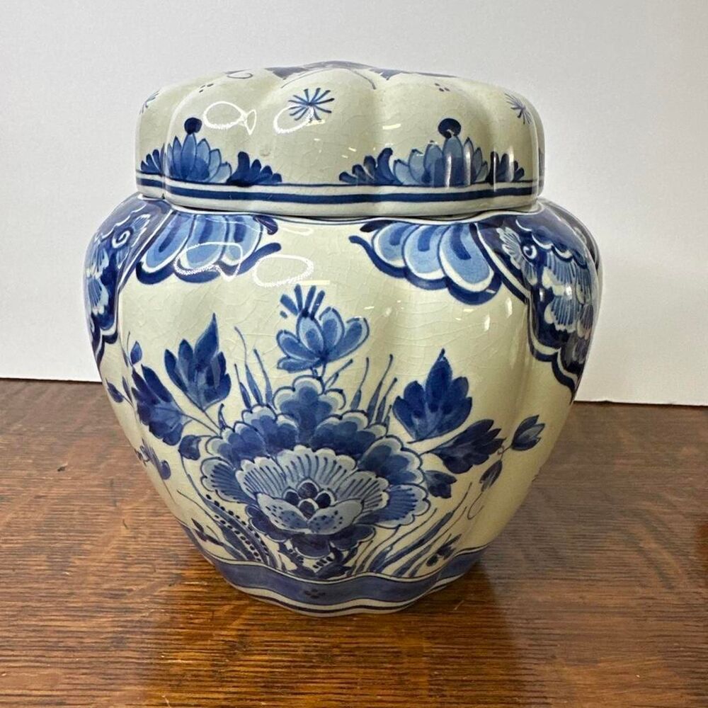 Vintage Royal Delft Ginger Jar